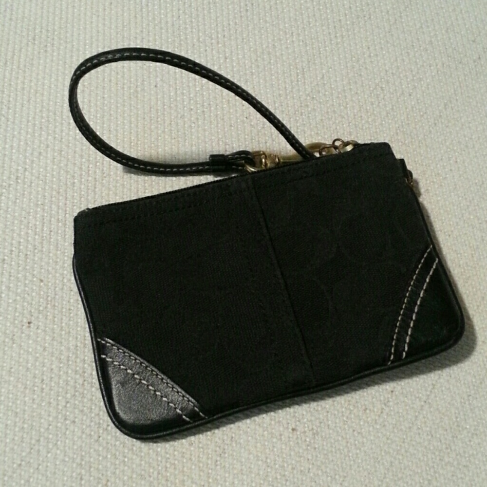 Coach mini wristlet